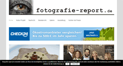 Desktop Screenshot of fotografie-report.de
